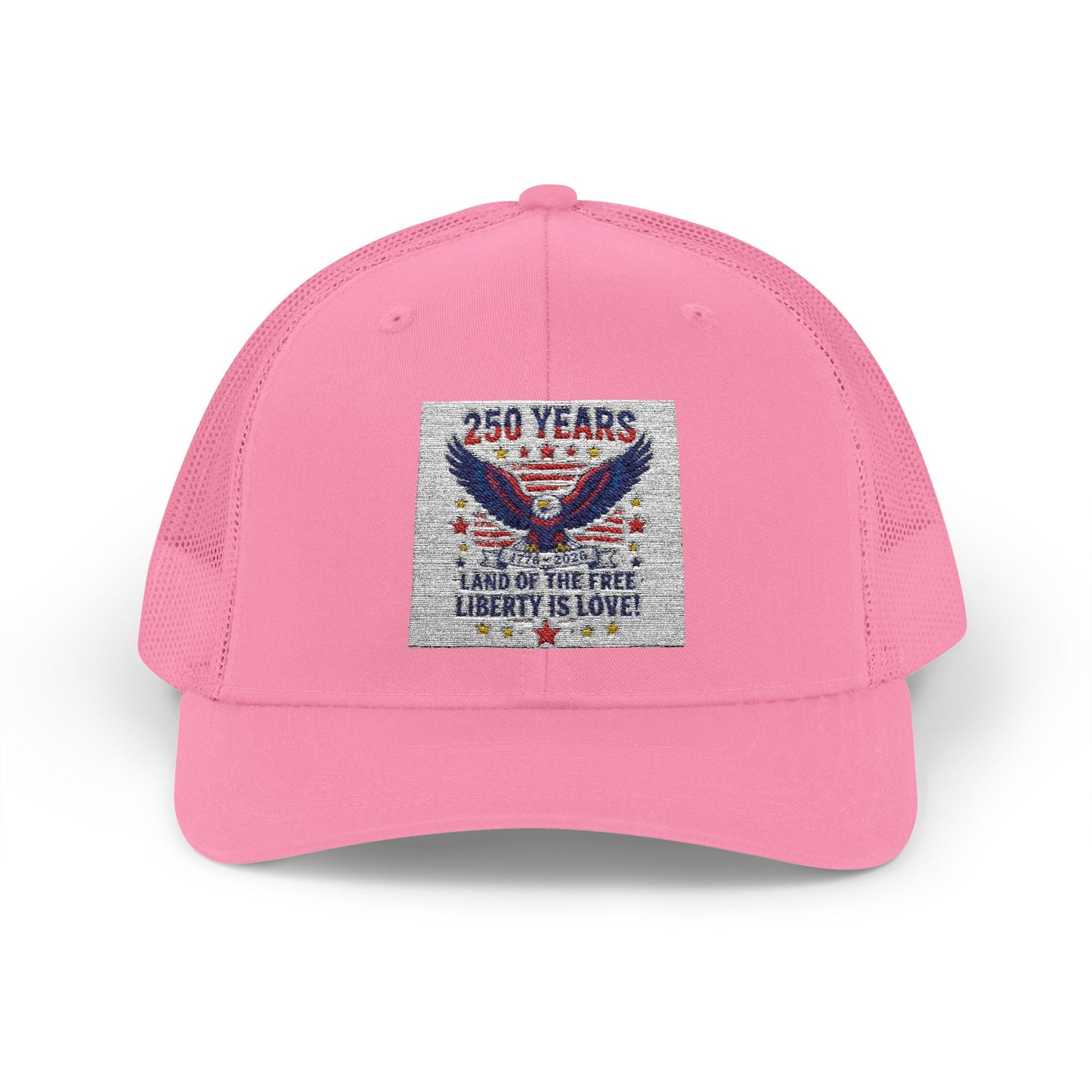 Patriotic Eagle Snapback Trucker Cap — USA Flag Graphic