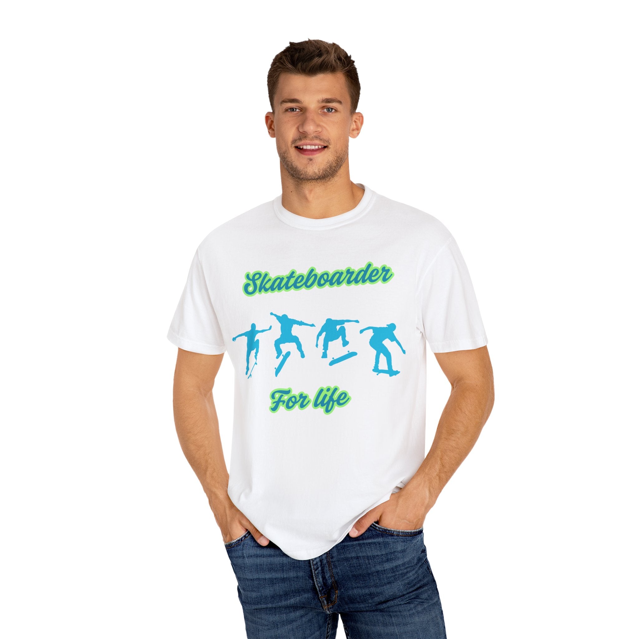 Skateboarder Life T-Shirt, Unisex Graphic Tee, Casual Wear, Gift for Skateboarders, Skate Style Apparel