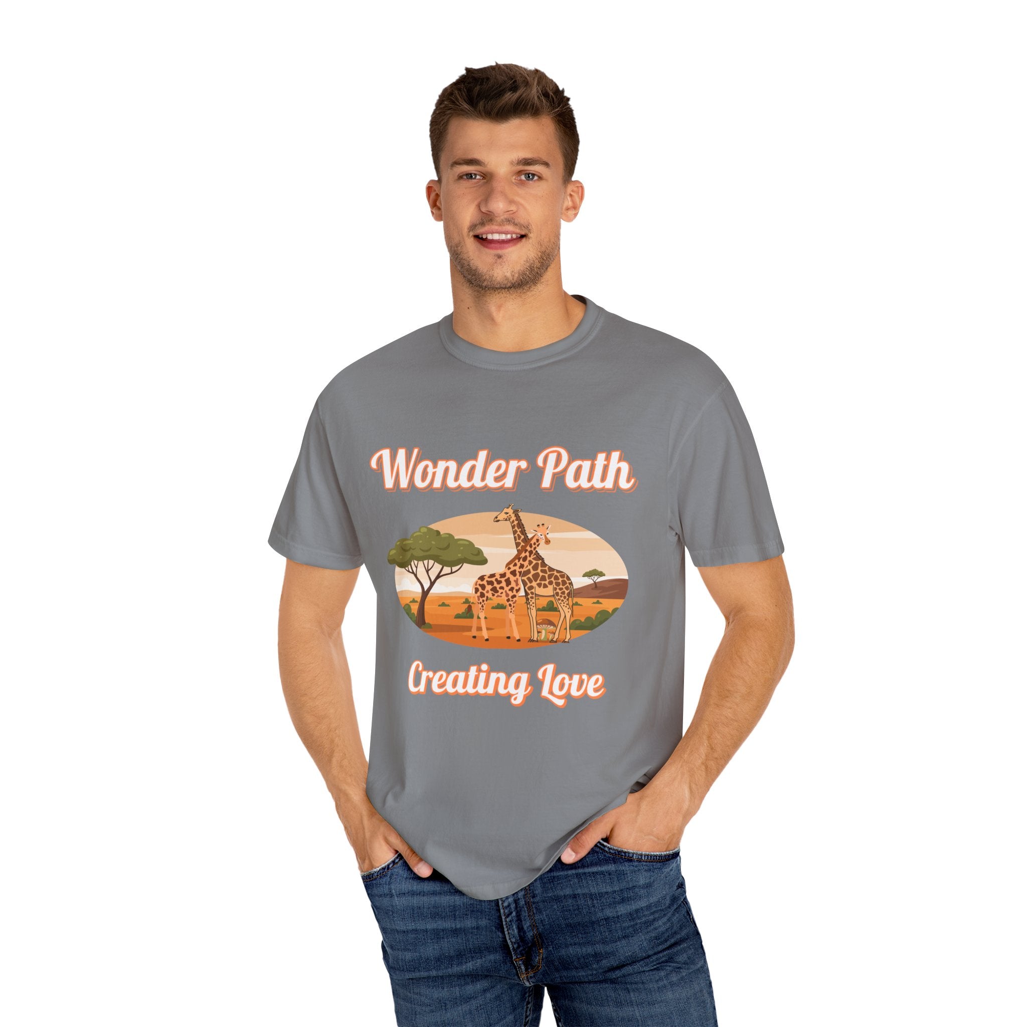 Giraffe Safari «Wonder Path Creating Love» T-Shirt