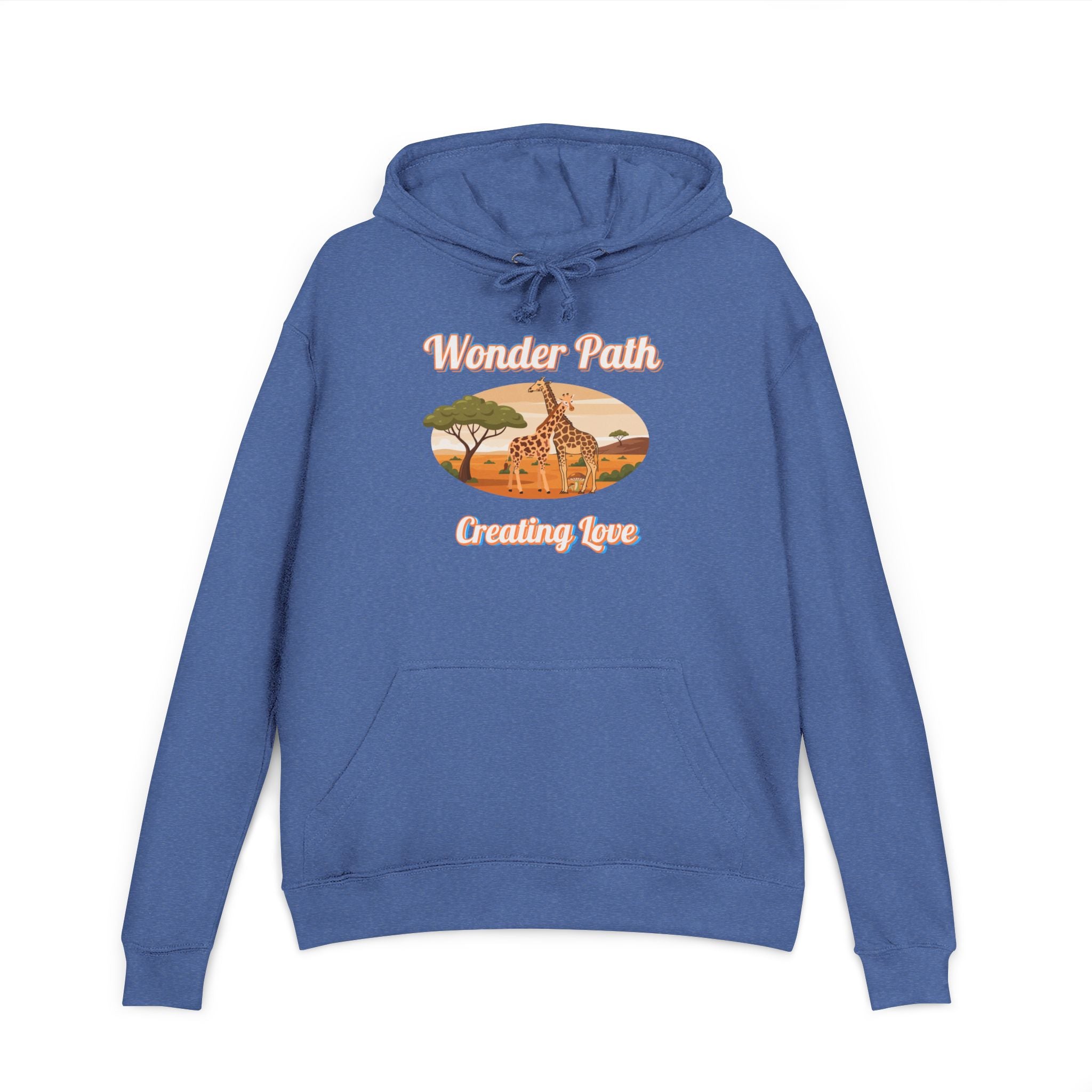 Giraffe 'Love Fearlessly' Hoodie — Wonder Path Graphic Pullover