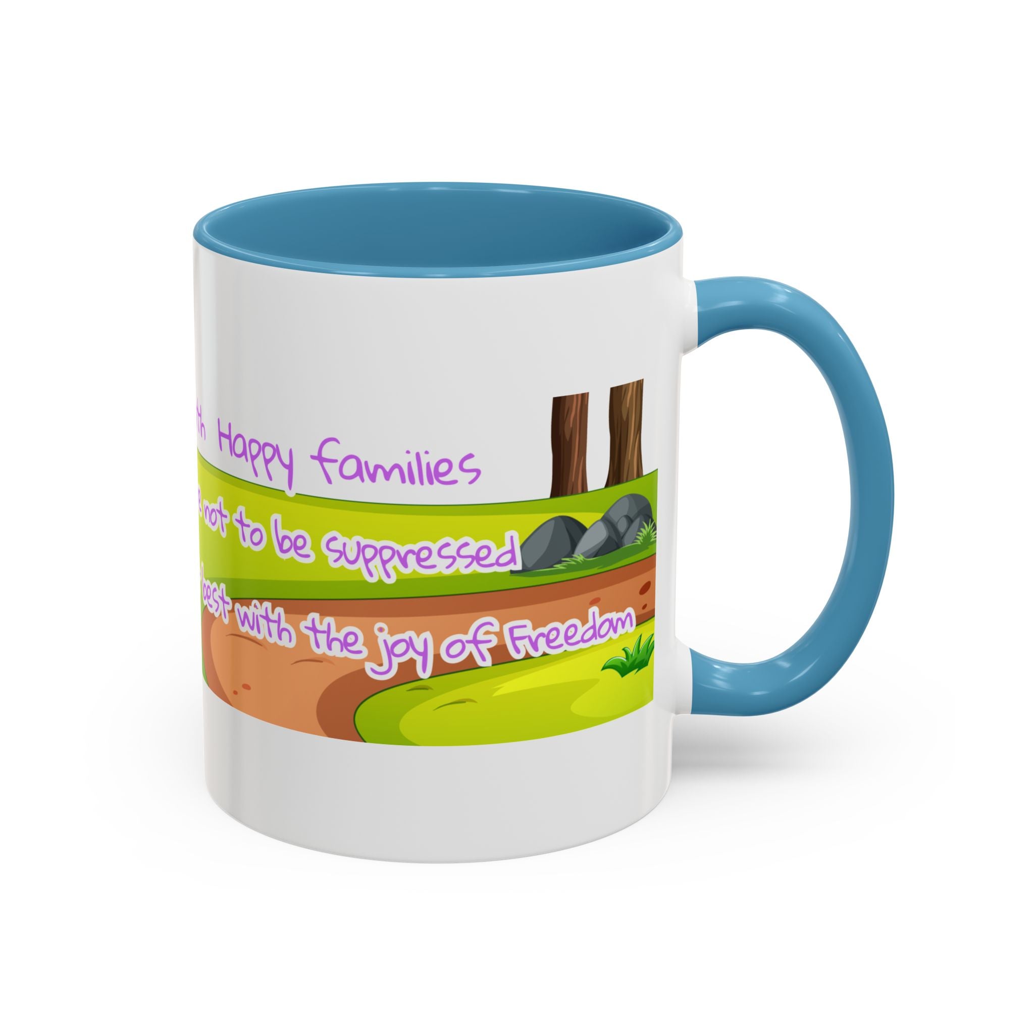 Whimsical Family Coffee Mug - Perfect Gift for Parents, Fun Kitchen Decor, Inspirational Drinkware, Housewarming Present, Joyful Vibes