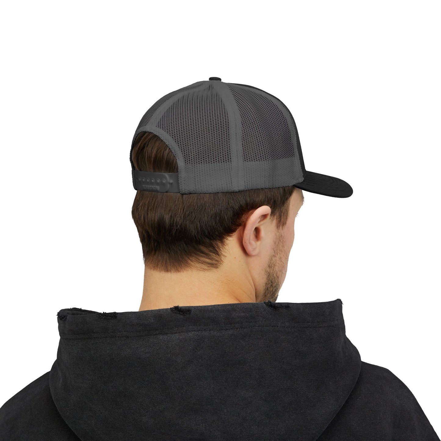 Patriotic Eagle Snapback Trucker Cap — USA Flag Graphic
