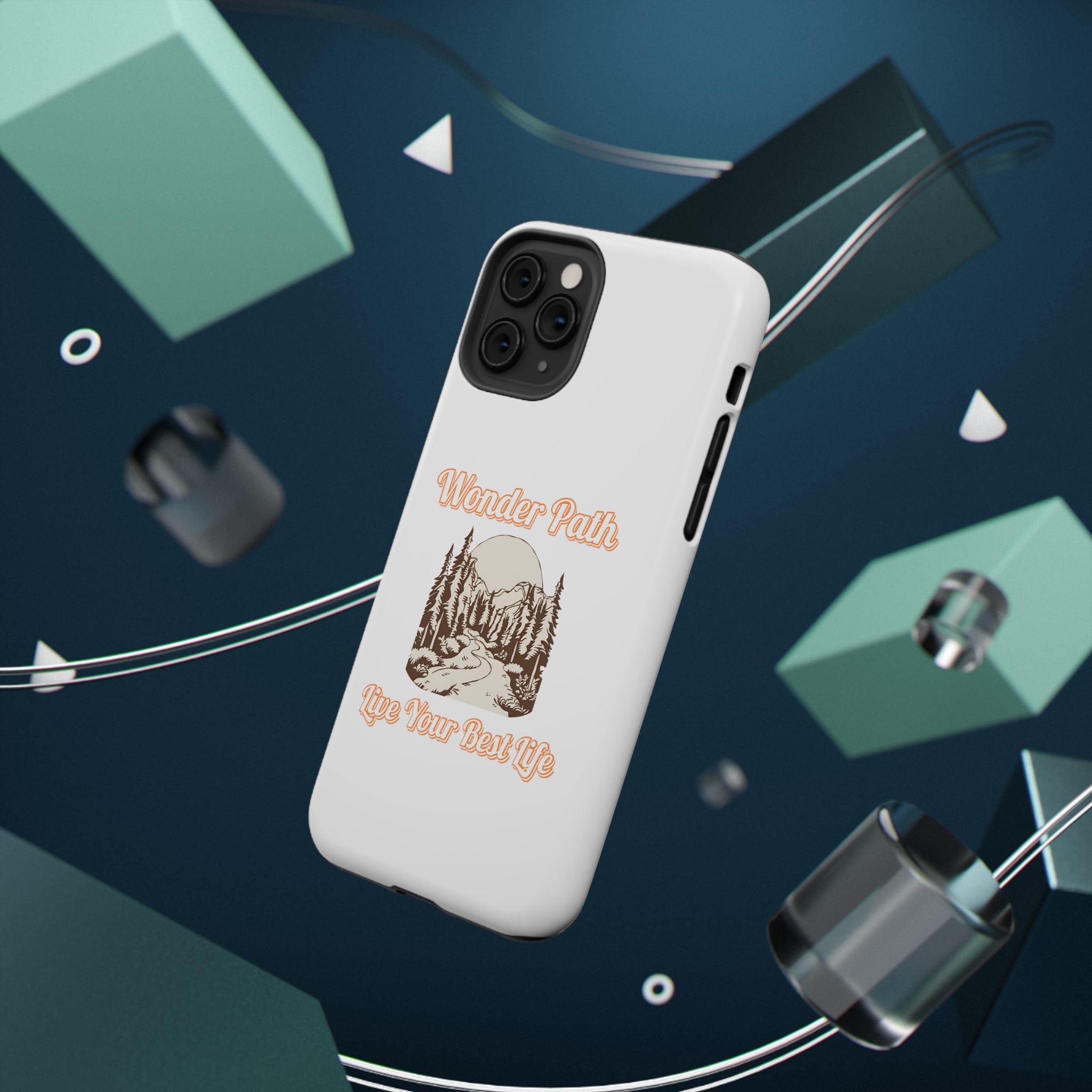 Wonder Path Impact-Resistant Phone Case - Live Your Best Life Design