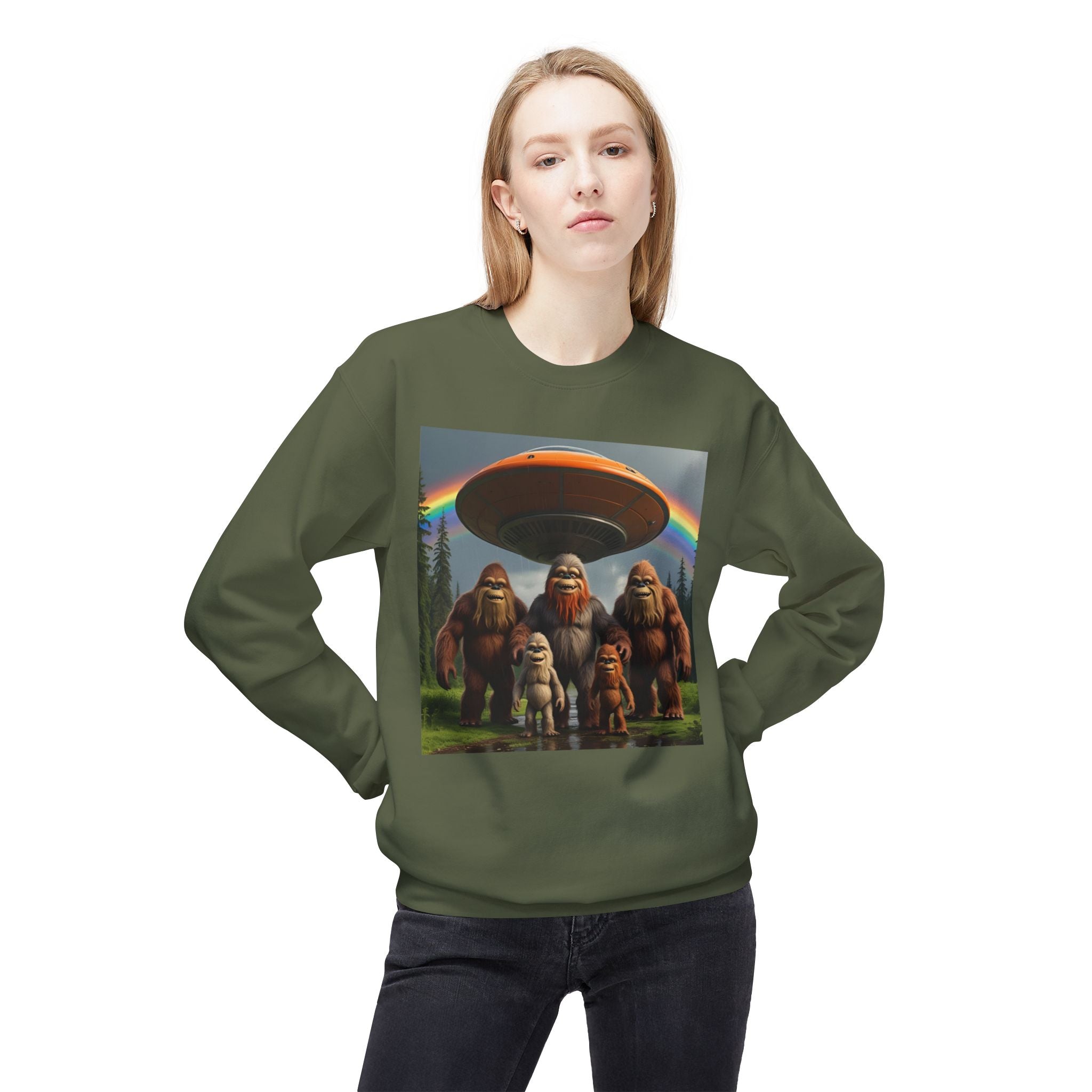 Unisex Midweight Softstyle Fleece Crewneck Sweatshirt