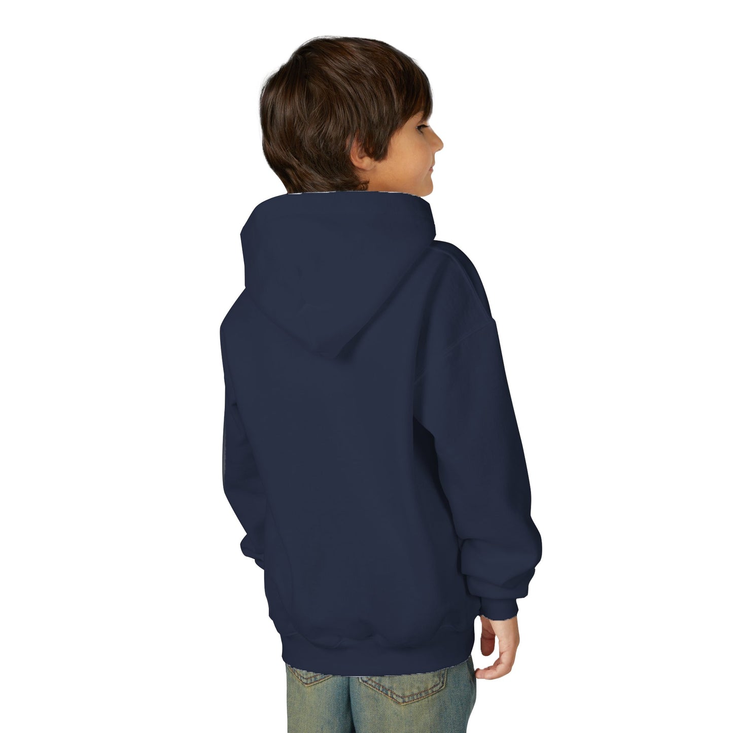 Youth Hoodie with Fun Bigfoot Design, Casual Sweatshirt for Kids, Perfect for Camp, Holidays, or Everyday Wear