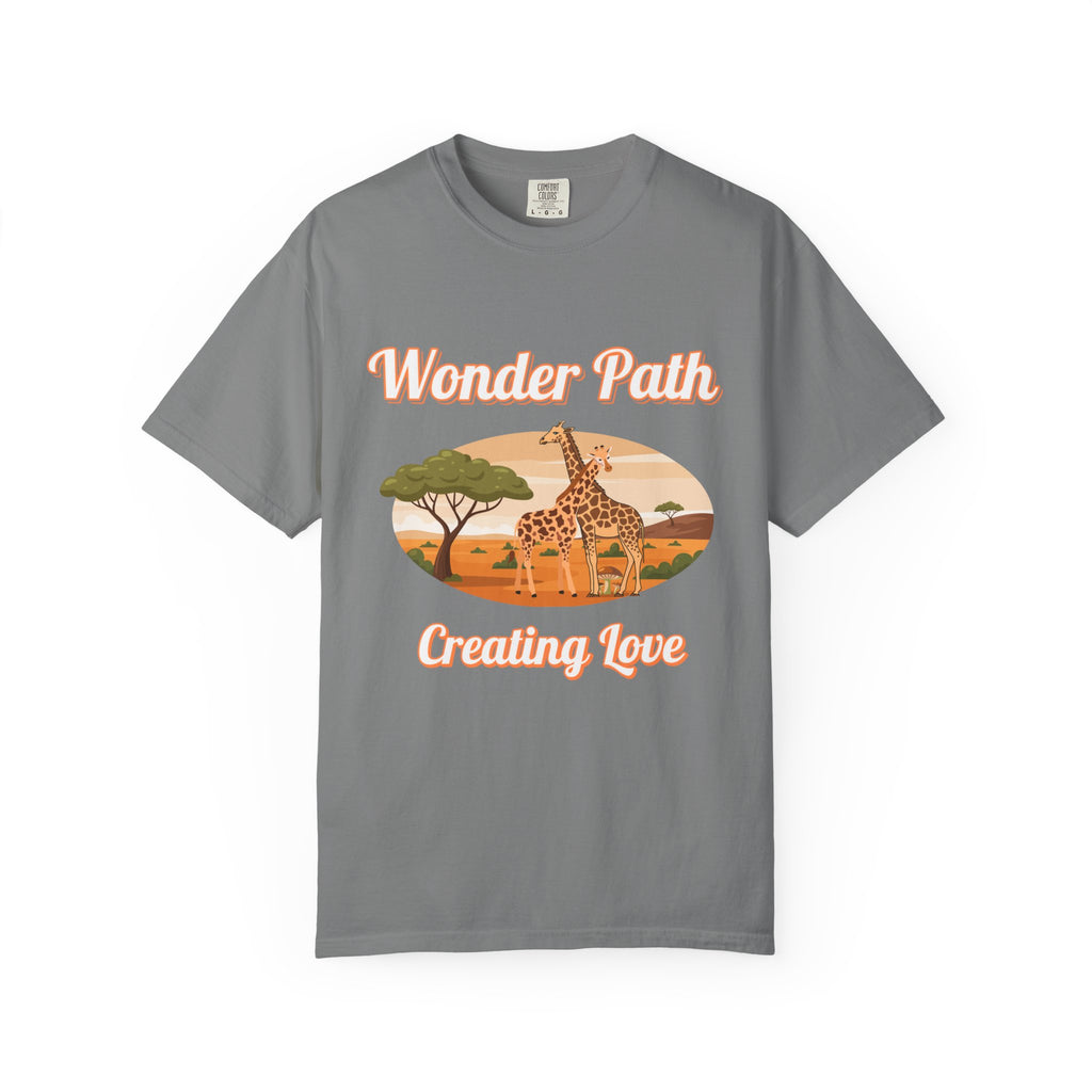 Giraffe Safari «Wonder Path Creating Love» T-Shirt