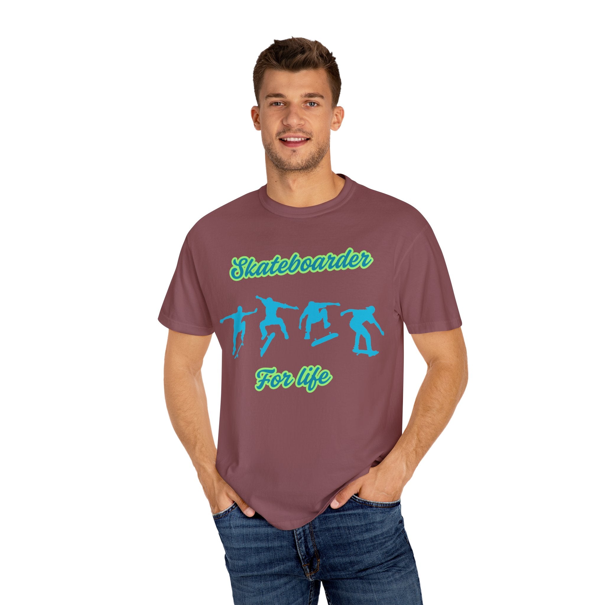Skateboarder Life T-Shirt, Unisex Graphic Tee, Casual Wear, Gift for Skateboarders, Skate Style Apparel