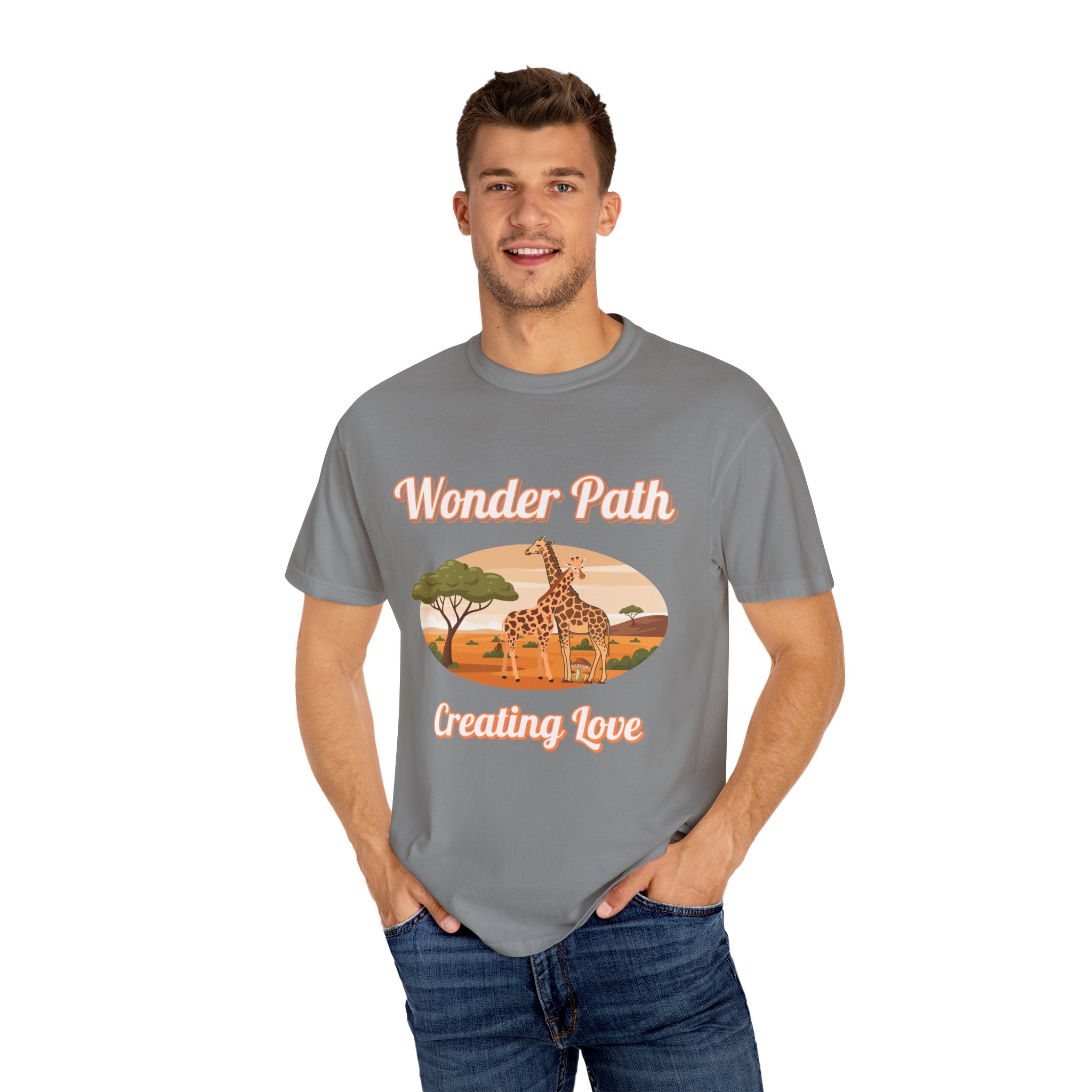 Giraffe Safari «Wonder Path Creating Love» T-Shirt