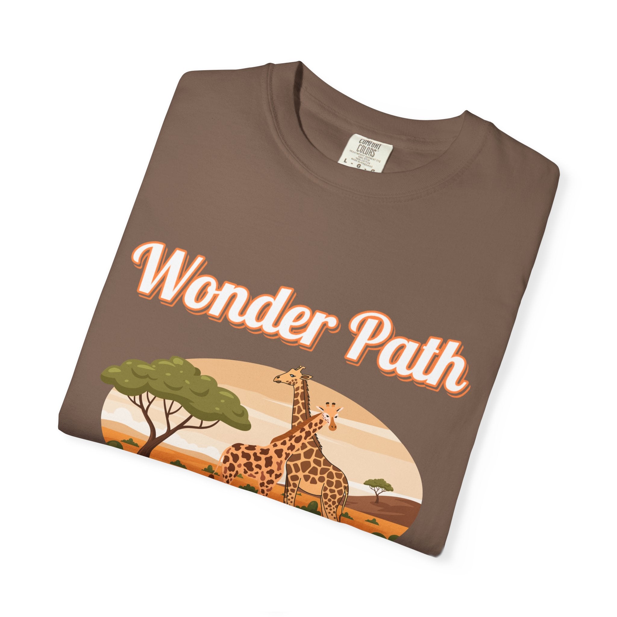 Giraffe Safari «Wonder Path Creating Love» T-Shirt