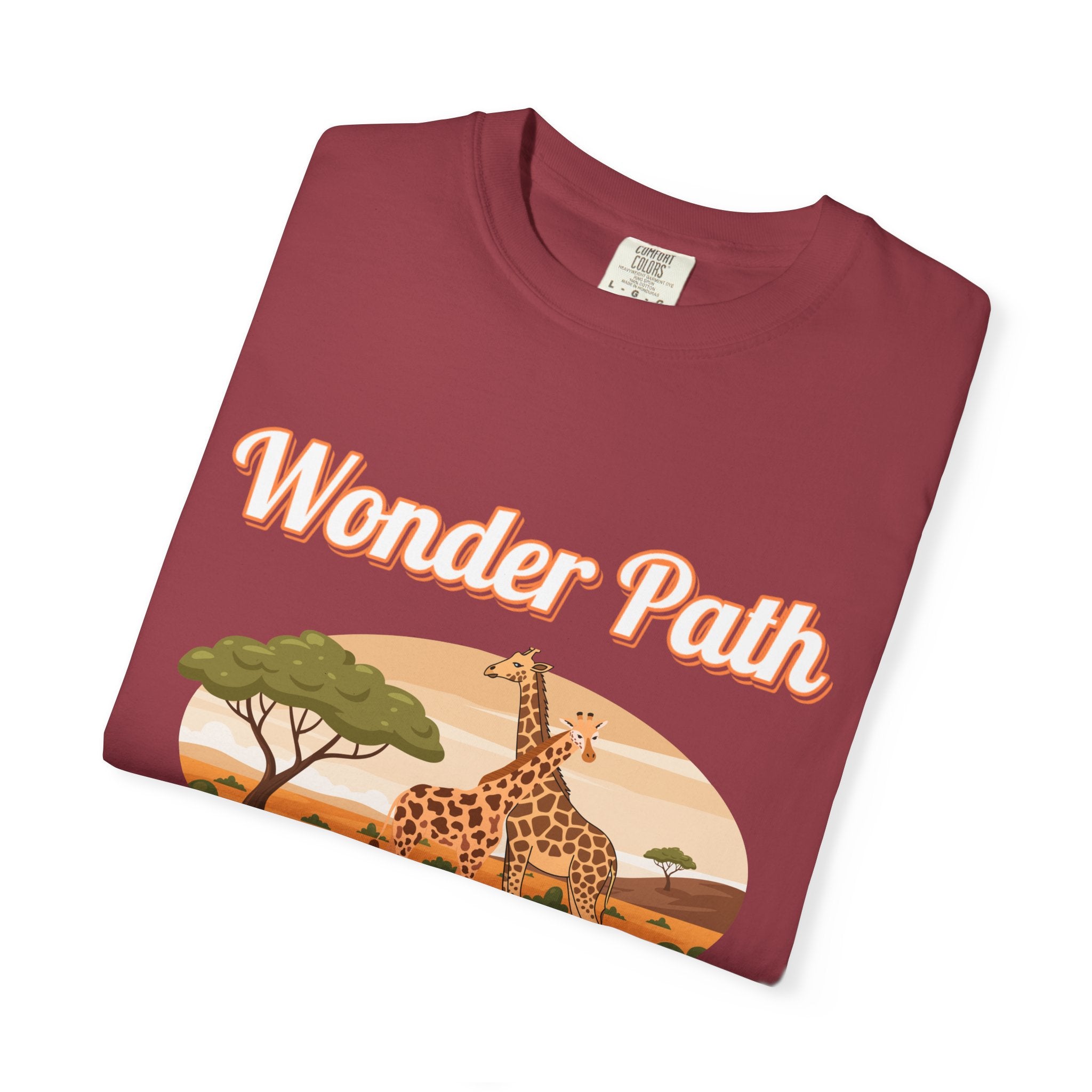 Giraffe Safari «Wonder Path Creating Love» T-Shirt