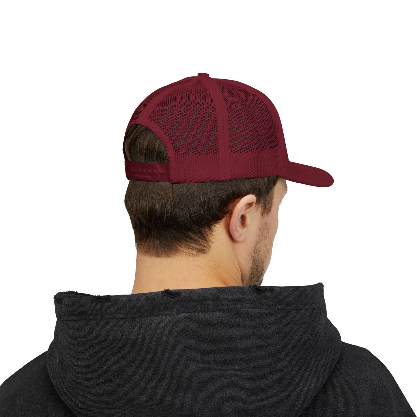Patriotic Eagle Snapback Trucker Cap — USA Flag Graphic