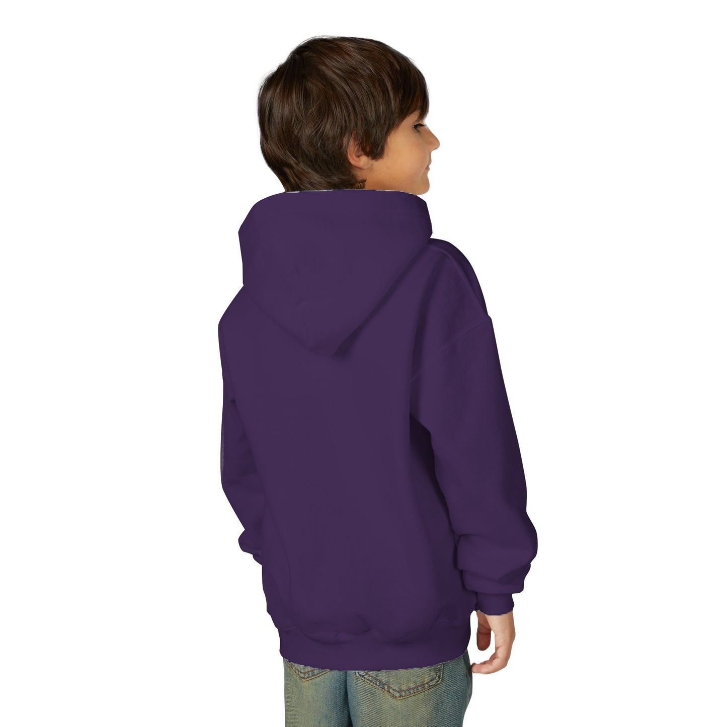 Youth Hoodie with Fun Bigfoot Design, Casual Sweatshirt for Kids, Perfect for Camp, Holidays, or Everyday Wear
