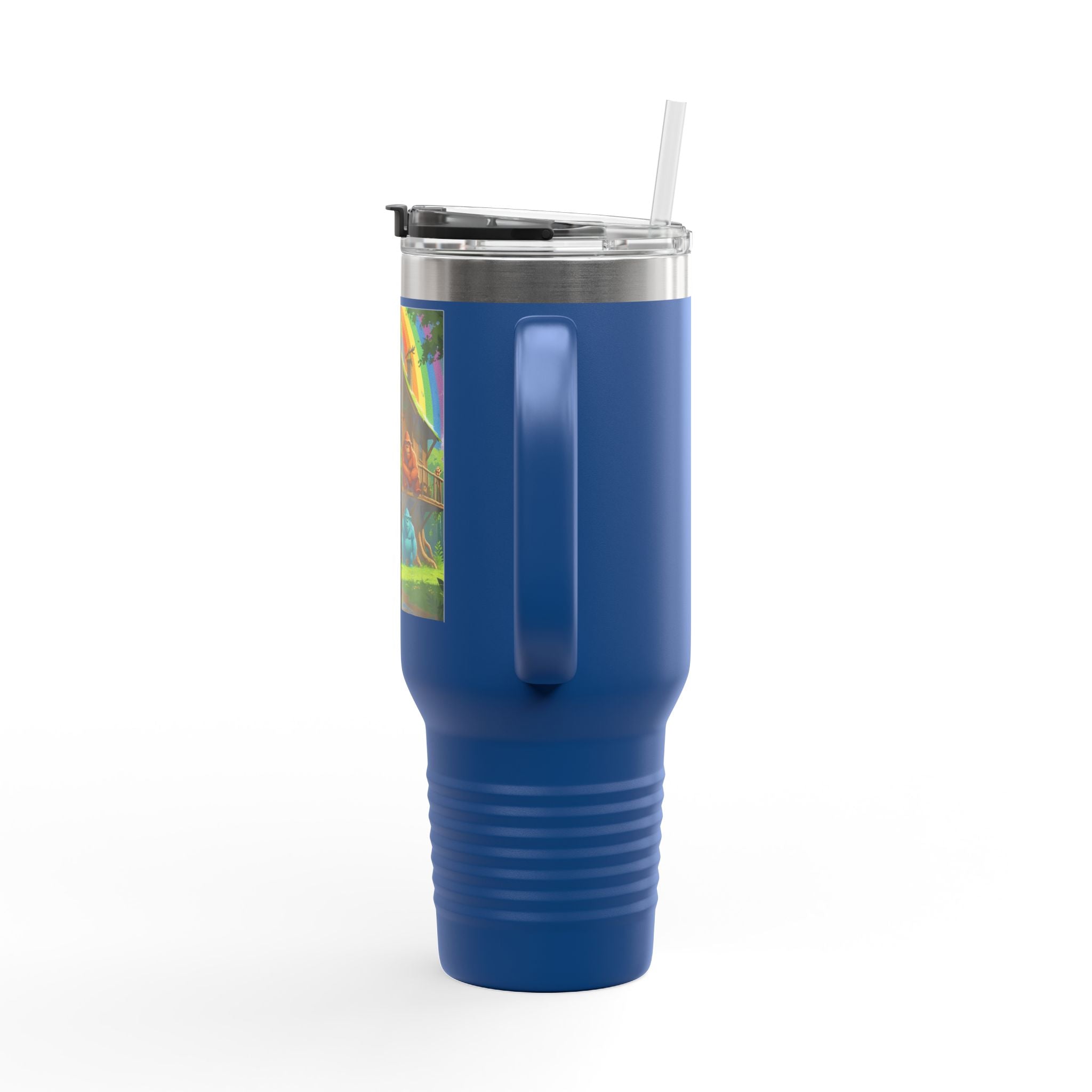 Vibrant Insulated Travel Mug, 40oz - Perfect for Outdoor Adventures, Gifts for Coffee Lovers, Eco-Friendly Insulated Drinkware
