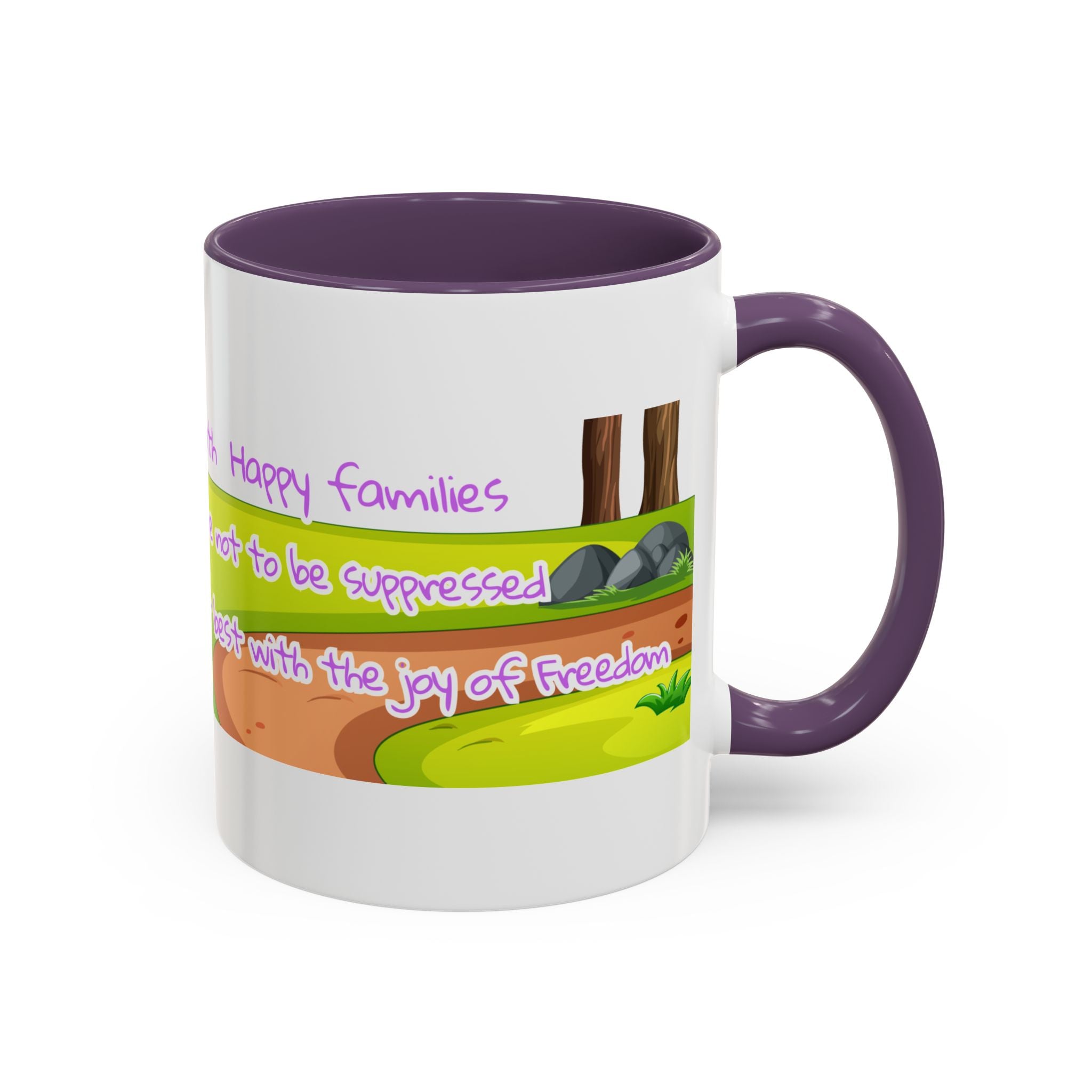 Whimsical Family Coffee Mug - Perfect Gift for Parents, Fun Kitchen Decor, Inspirational Drinkware, Housewarming Present, Joyful Vibes