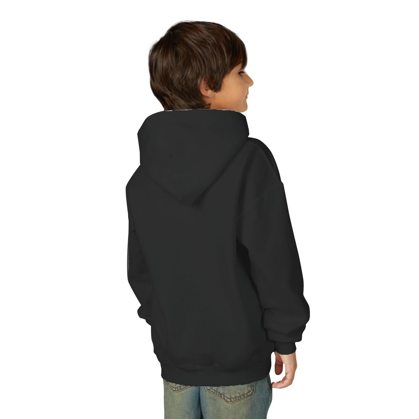 Youth Hoodie with Fun Bigfoot Design, Casual Sweatshirt for Kids, Perfect for Camp, Holidays, or Everyday Wear