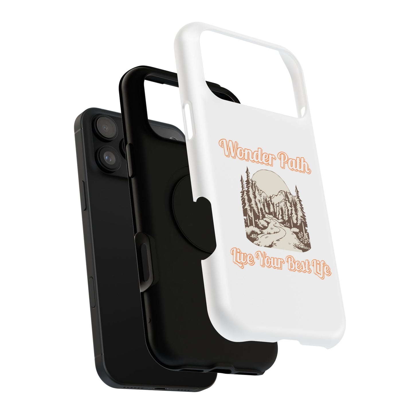 Wonder Path Impact-Resistant Phone Case - Live Your Best Life Design