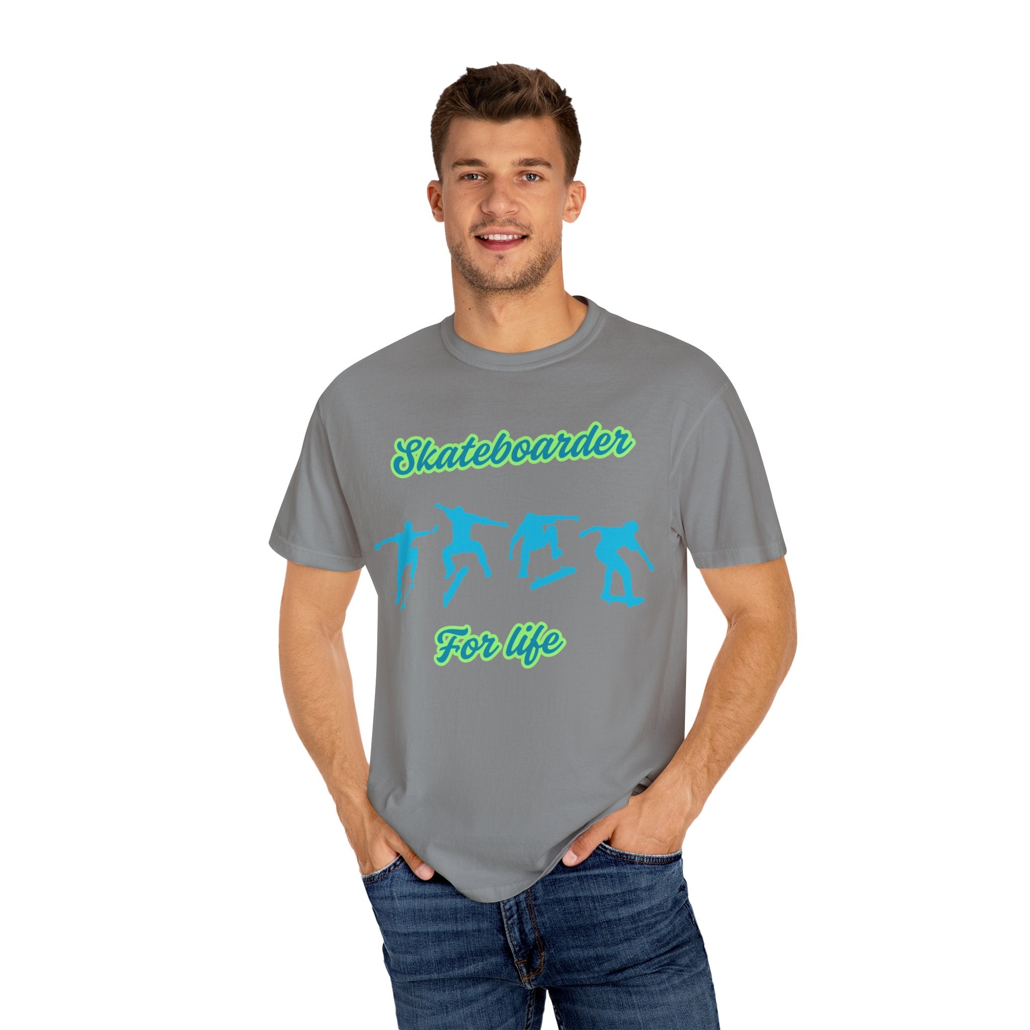 Skateboarder Life T-Shirt, Unisex Graphic Tee, Casual Wear, Gift for Skateboarders, Skate Style Apparel