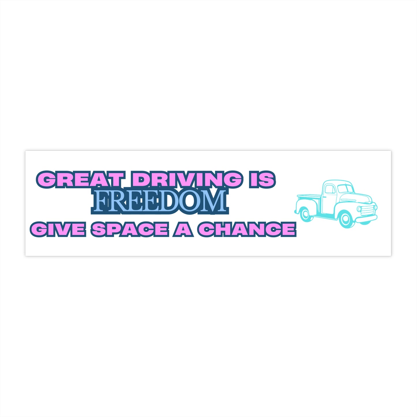 Freedom-Themed Bumper Stickers, Car Accessories, Gift for Drivers, Fun Car Decor, Adventure and Travel Enthusiasts