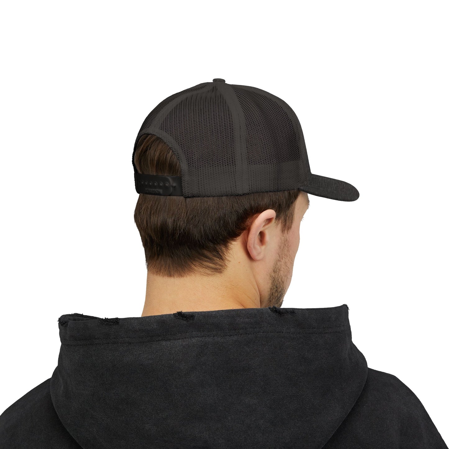 Patriotic Eagle Snapback Trucker Cap — USA Flag Graphic