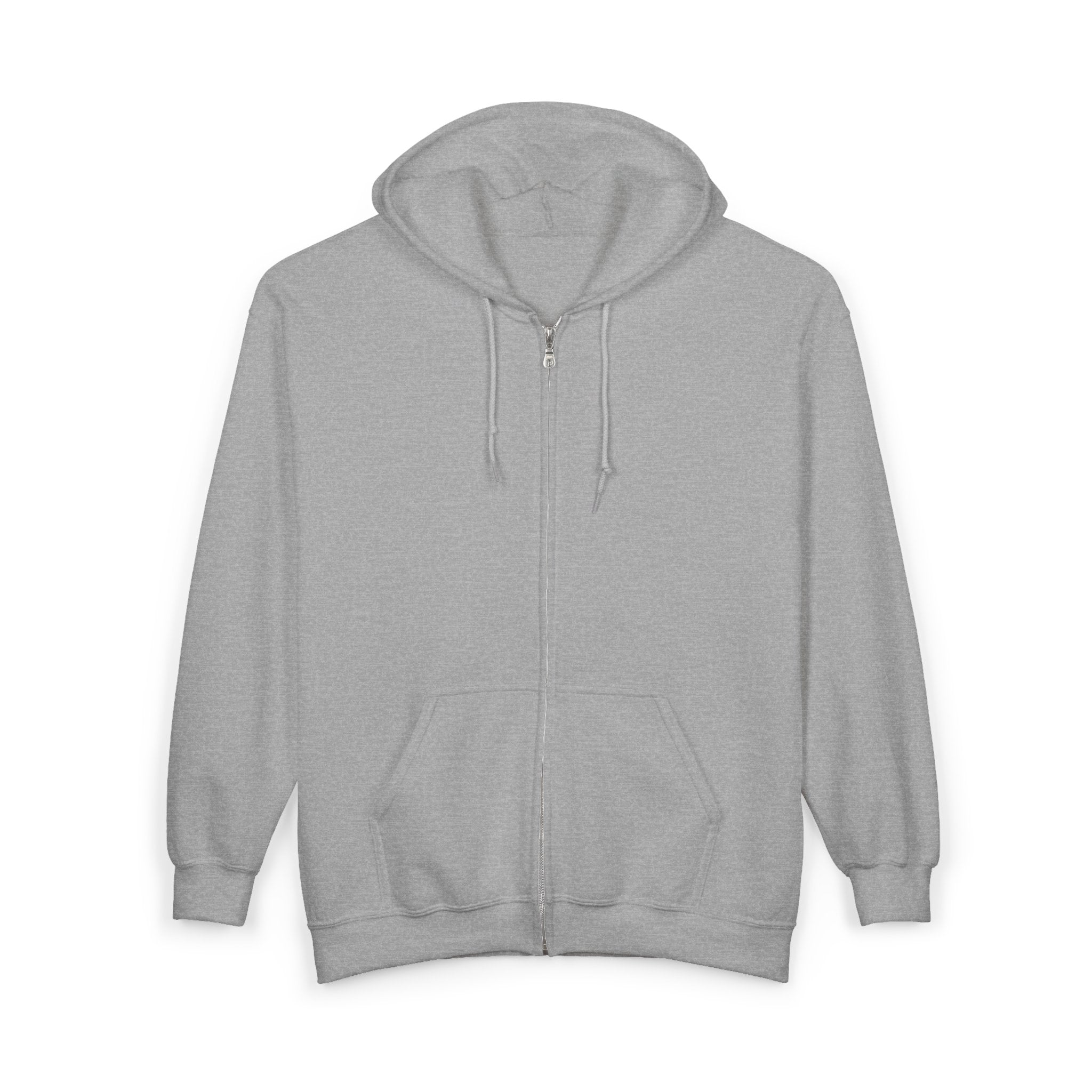 Cozy Unisex Full Zip Hoodie for Everyday Comfort