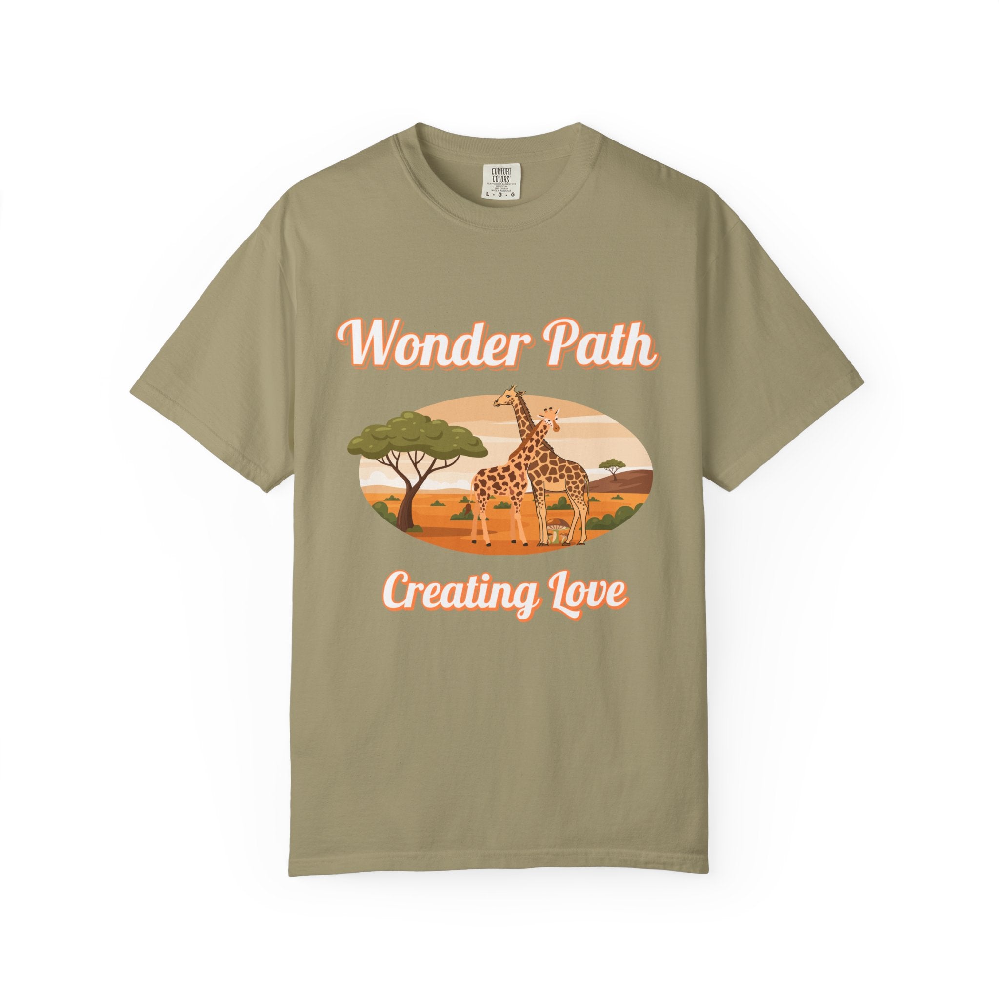 Giraffe Safari «Wonder Path Creating Love» T-Shirt