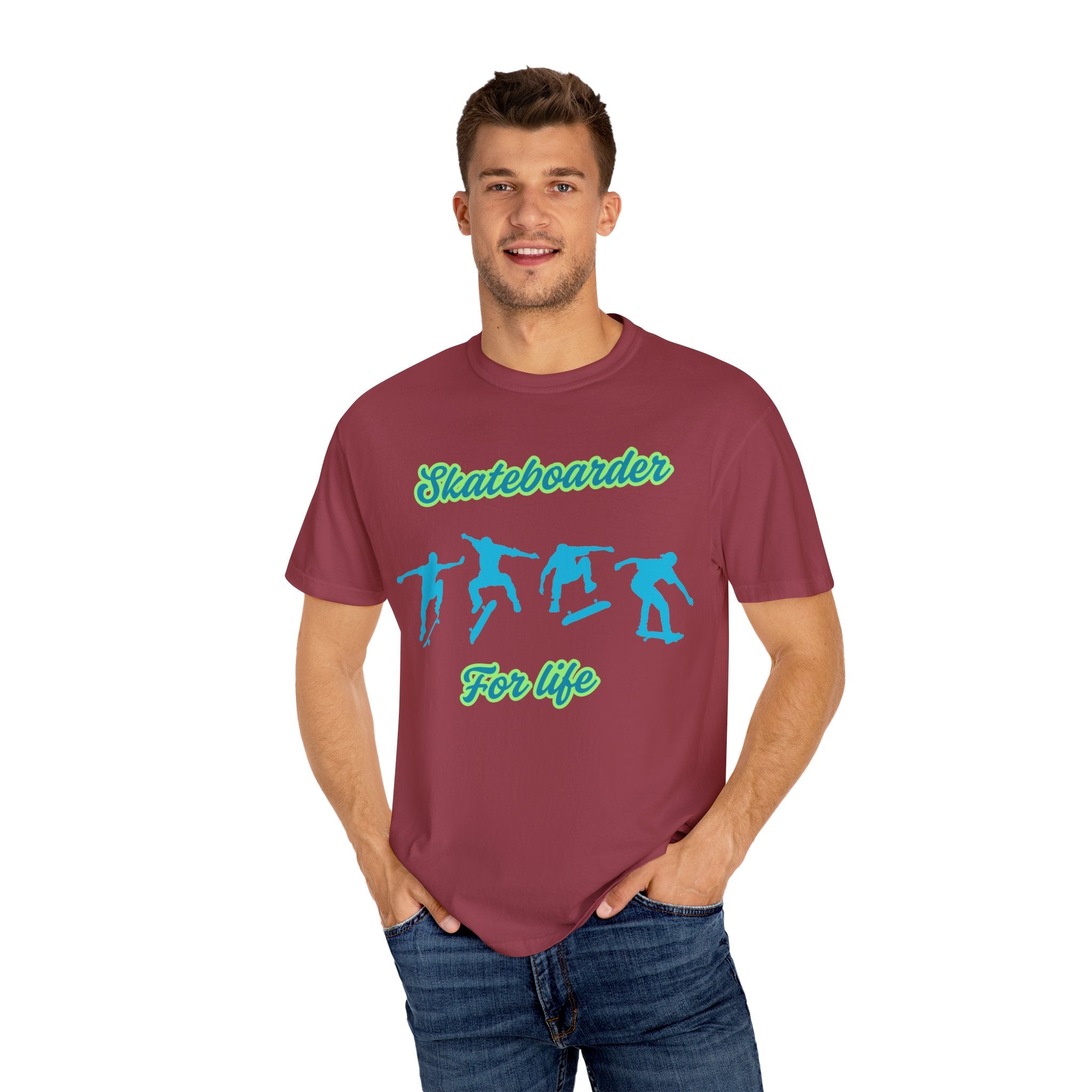 Skateboarder Life T-Shirt, Unisex Graphic Tee, Casual Wear, Gift for Skateboarders, Skate Style Apparel