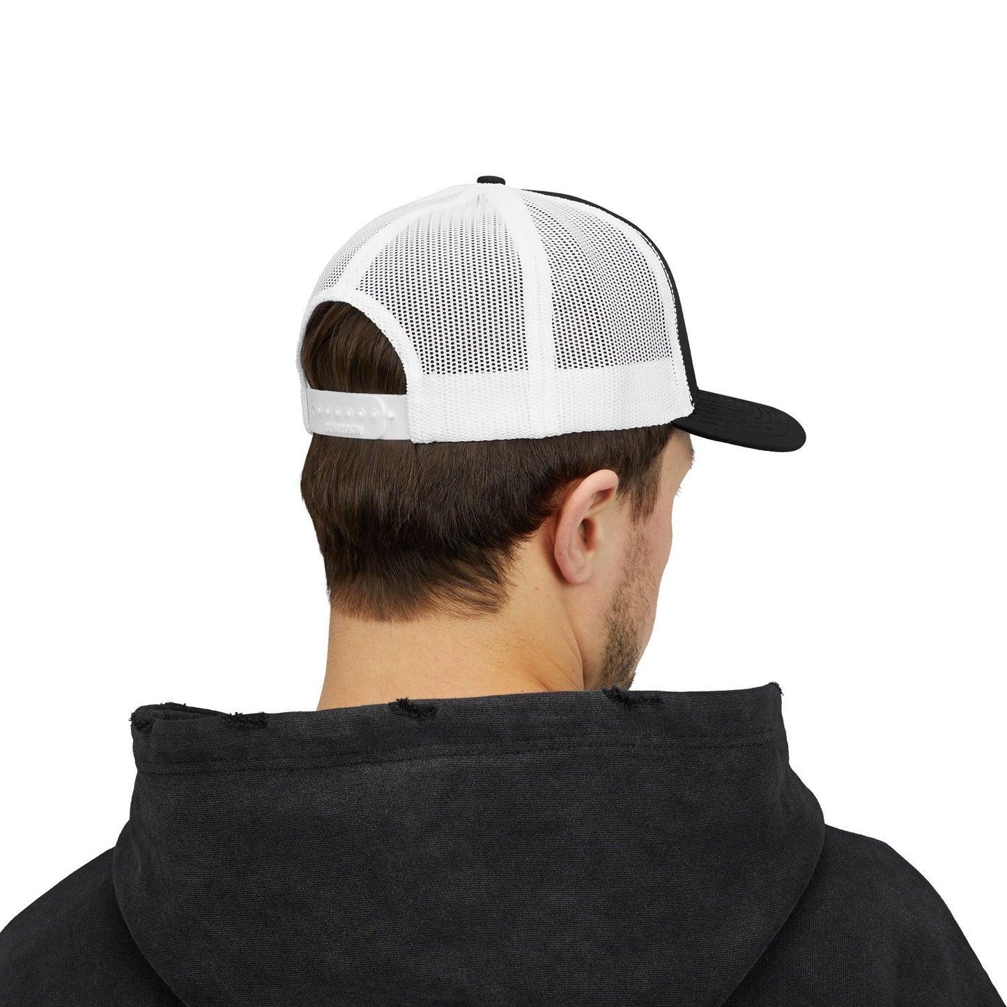 Patriotic Eagle Snapback Trucker Cap — USA Flag Graphic
