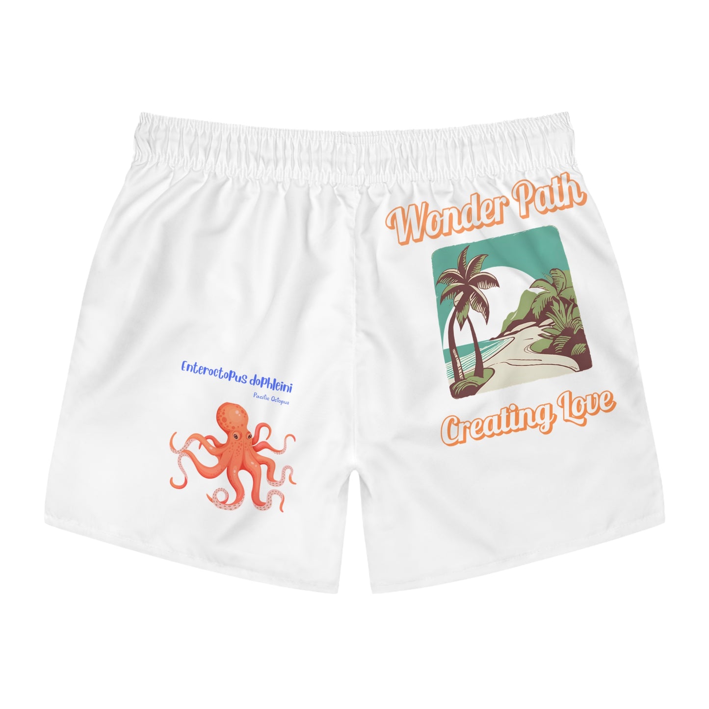 Giraffe Face Swim Trunks – Funny Animal Beach Shorts