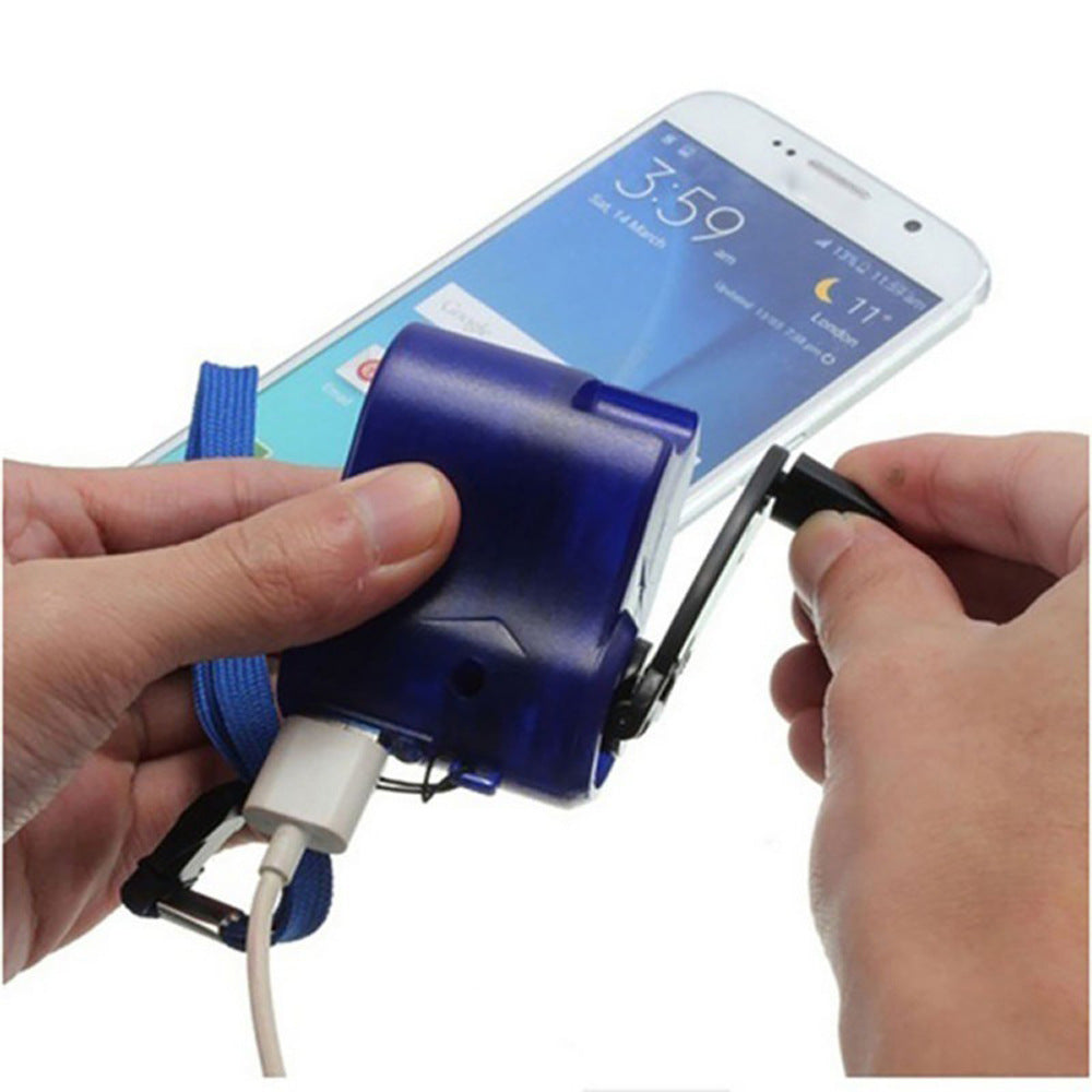 Mobile Phone Emergency Charger USB Hand-cranked Charger